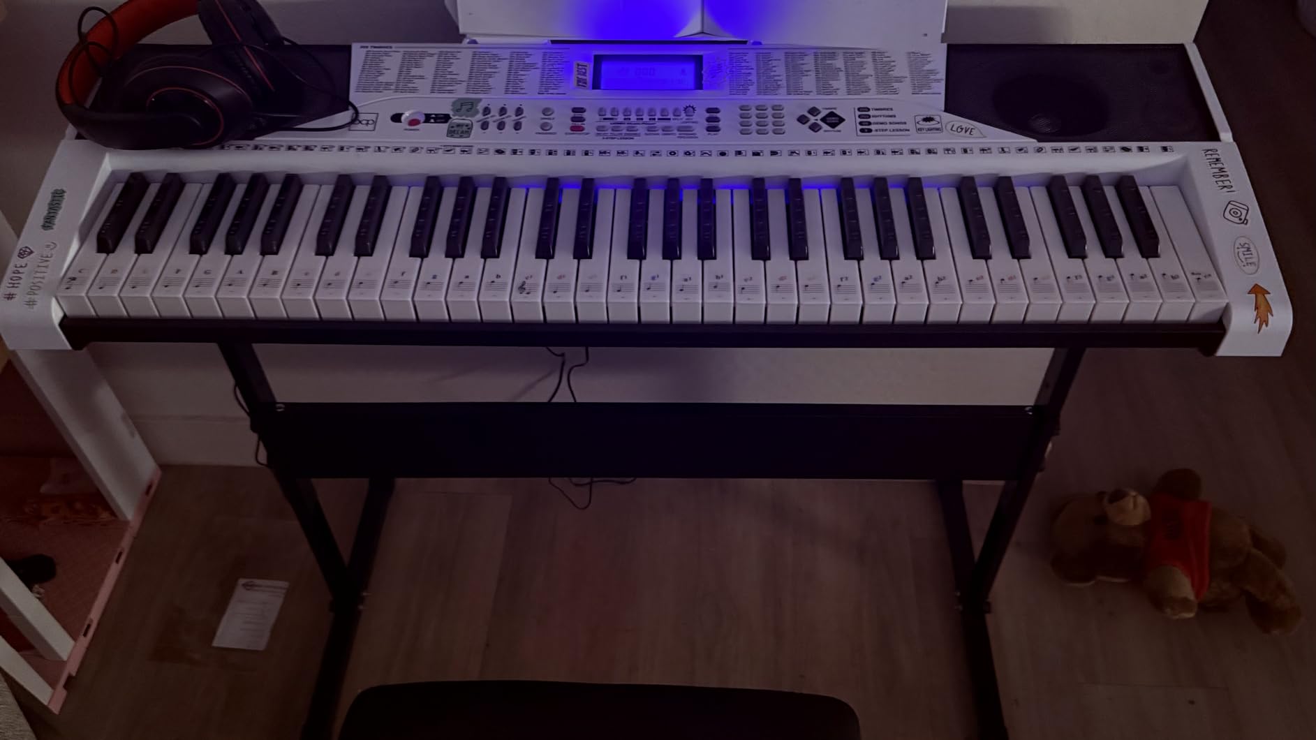 Best Choice Products 61-Key Beginners Complete Electronic Keyboard Piano Set w/Lighted Keys customer photo 2