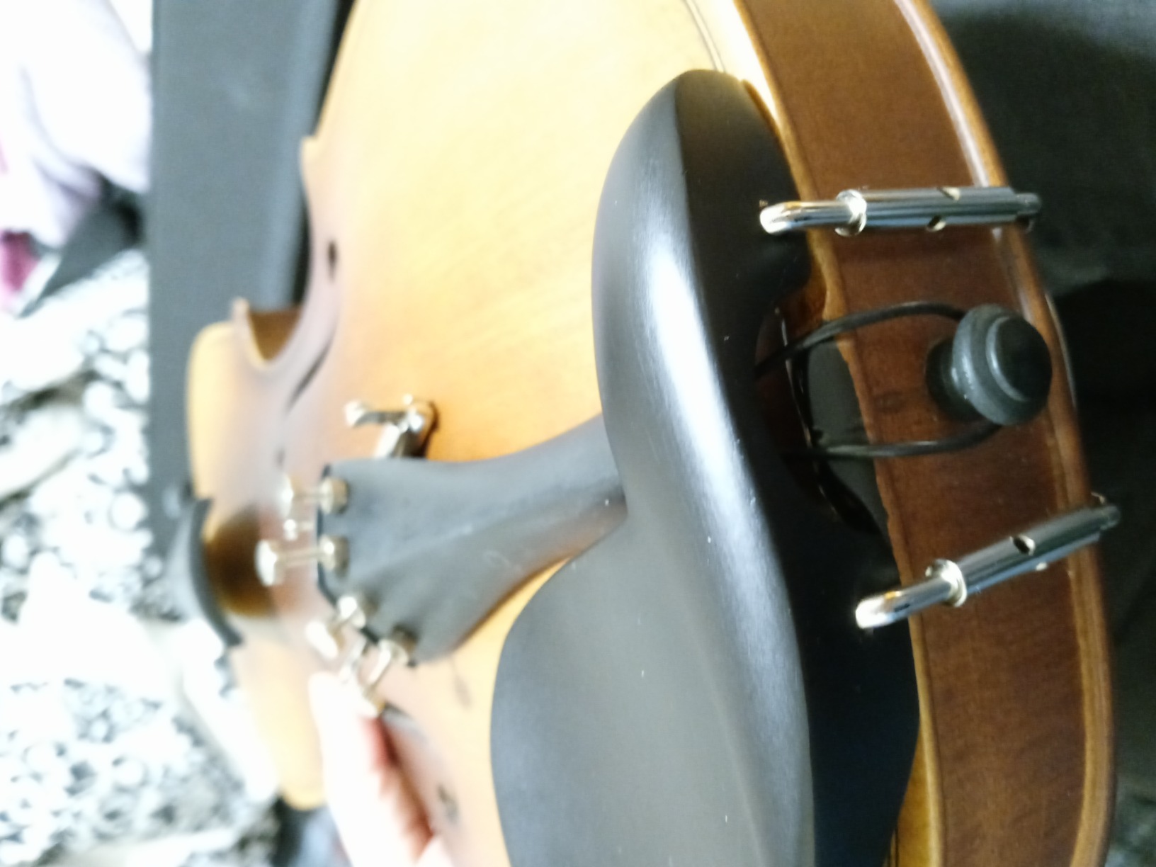 Eastar 1/2 Violin Set Half Size Fiddle EVA-3 Matte for Beginners with Hard Case, Rosin, Shoulder Rest, Bow, and Extra Strings (Imprinted Finger Guide on Fingerboard) customer photo 2