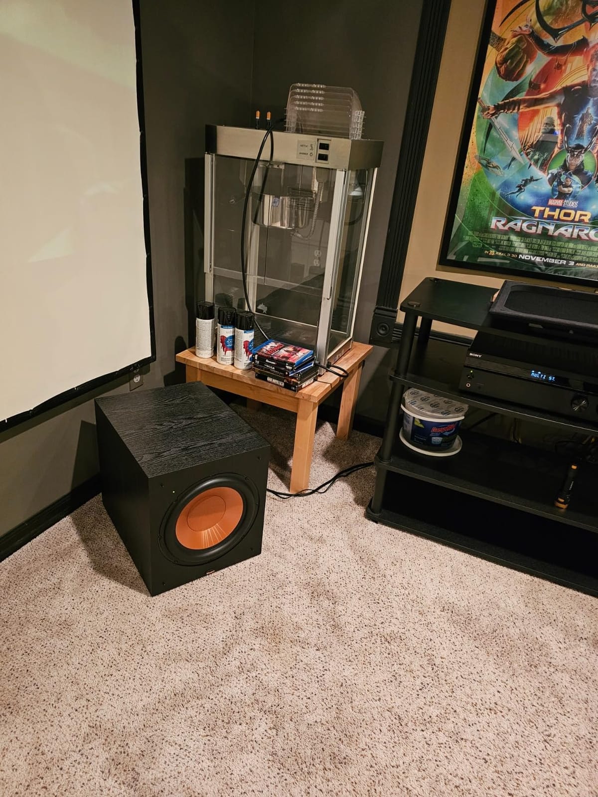 Klipsch Synergy Black Label Sub-120 12” Front-Firing Subwoofer with 200 Watts of continuous & 400 watts of Dynamic Power, and Digital Amplifier for Powerful Home Theater Bass in Black customer photo 1