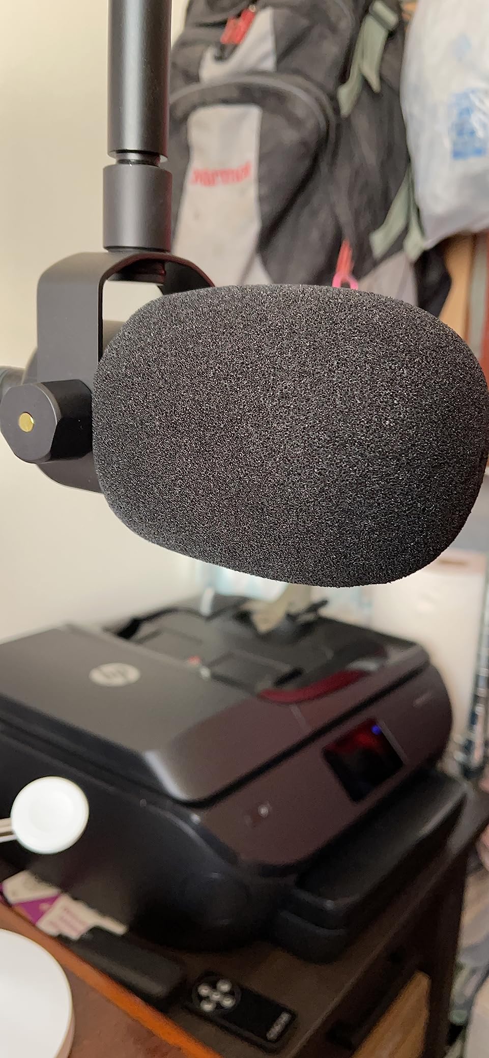 PodMic Pop Filter Foam Cover - Mic Windscreen Wind Cover Customized for Rode PodMic USB Versatile Dynamic Broadcast Microphone to Blocks Out Plosives customer photo 2