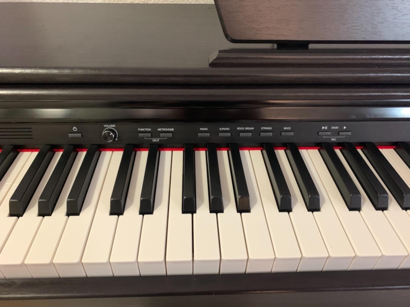 Donner DDP-300 Digital Piano with 88 Graded Hammer Action Weighted Keys, Record, Bluetooth, 10 Voices, 4 Reverb, Speakers, Professional Full Size Key Keyboard Electric Dark Rose customer photo 2