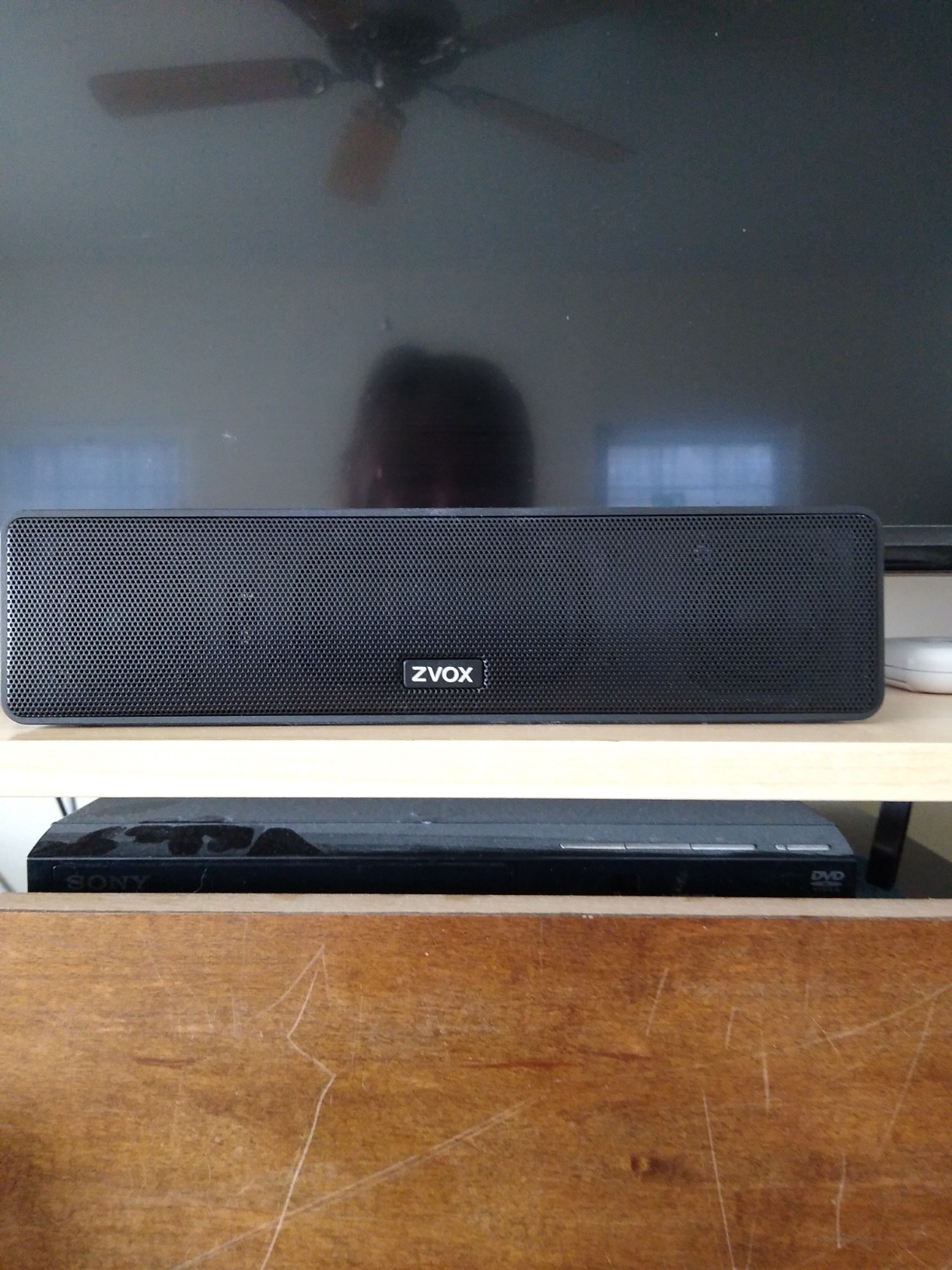 ZVOX AccuVoice AV100 Compact TV Soundbar Speaker with 6 Levels of Voice Boost, Black customer photo 2