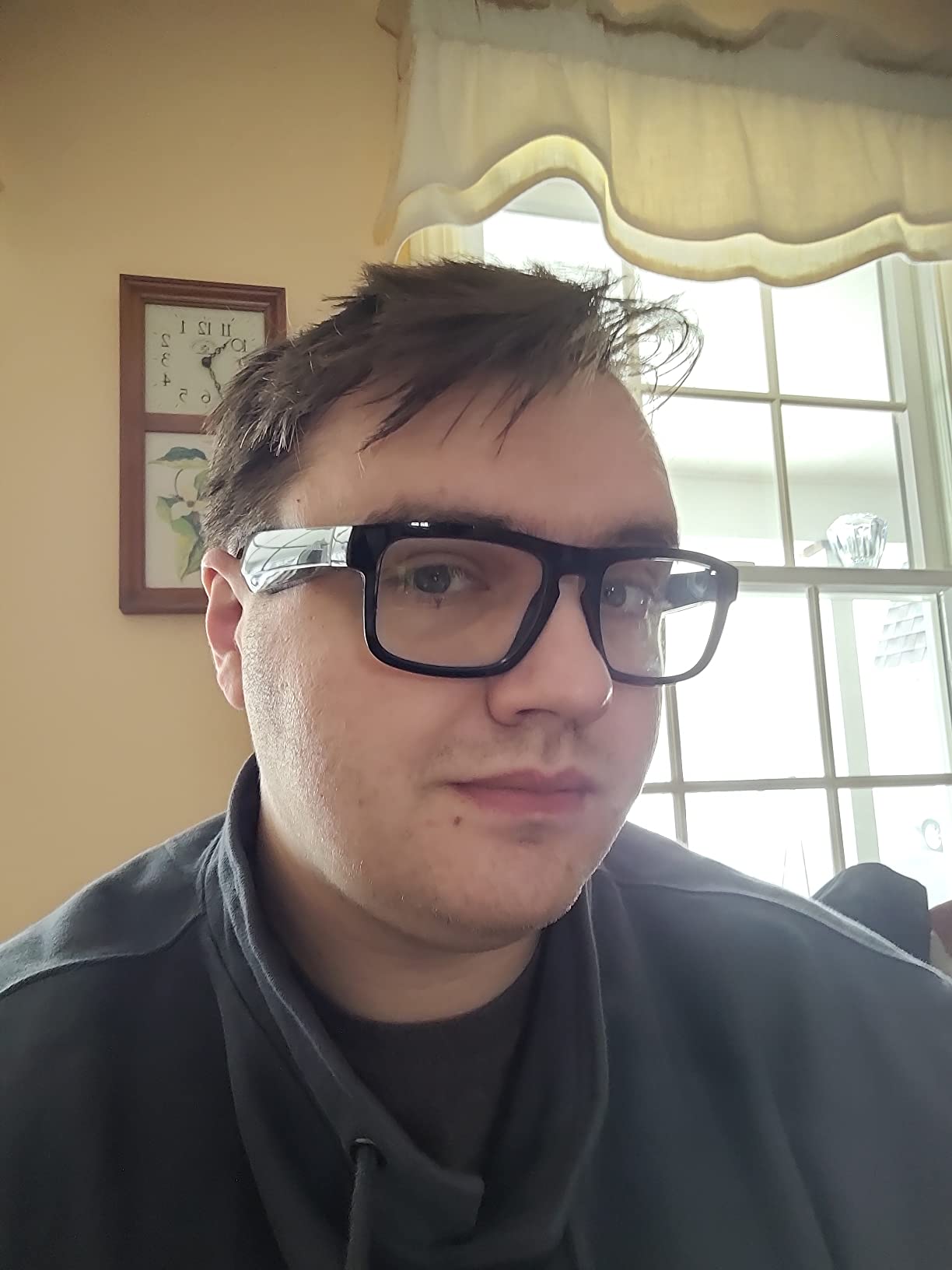 Frames Tenor, Smart Glasses, Bluetooth Audio Sunglasses, with Open Ear Headphones, Rectangular, Black customer photo 1