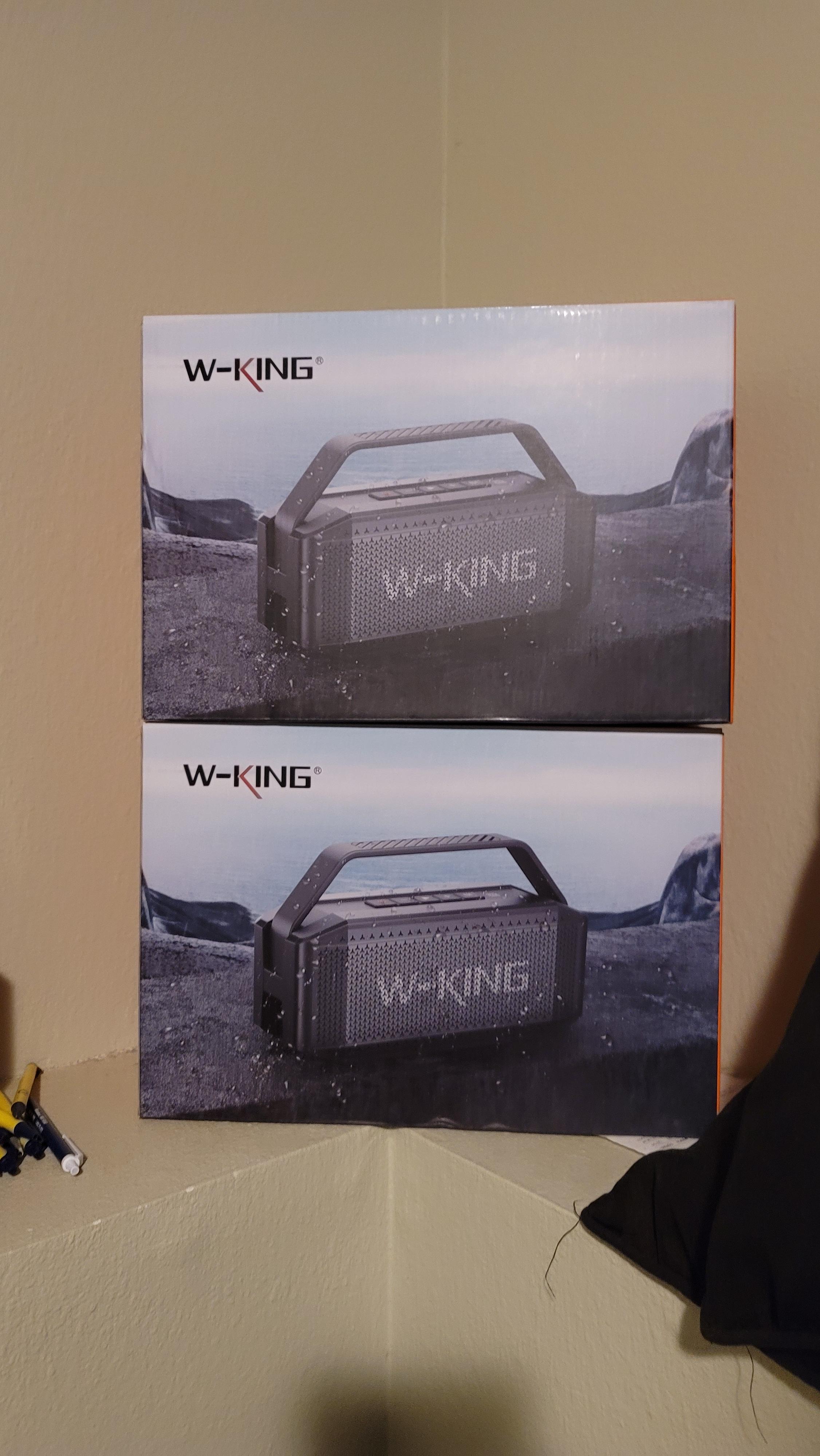 W-KING Bluetooth Speaker, 100W Peak Outdoor Portable Loud Speakers Wireless customer photo 1