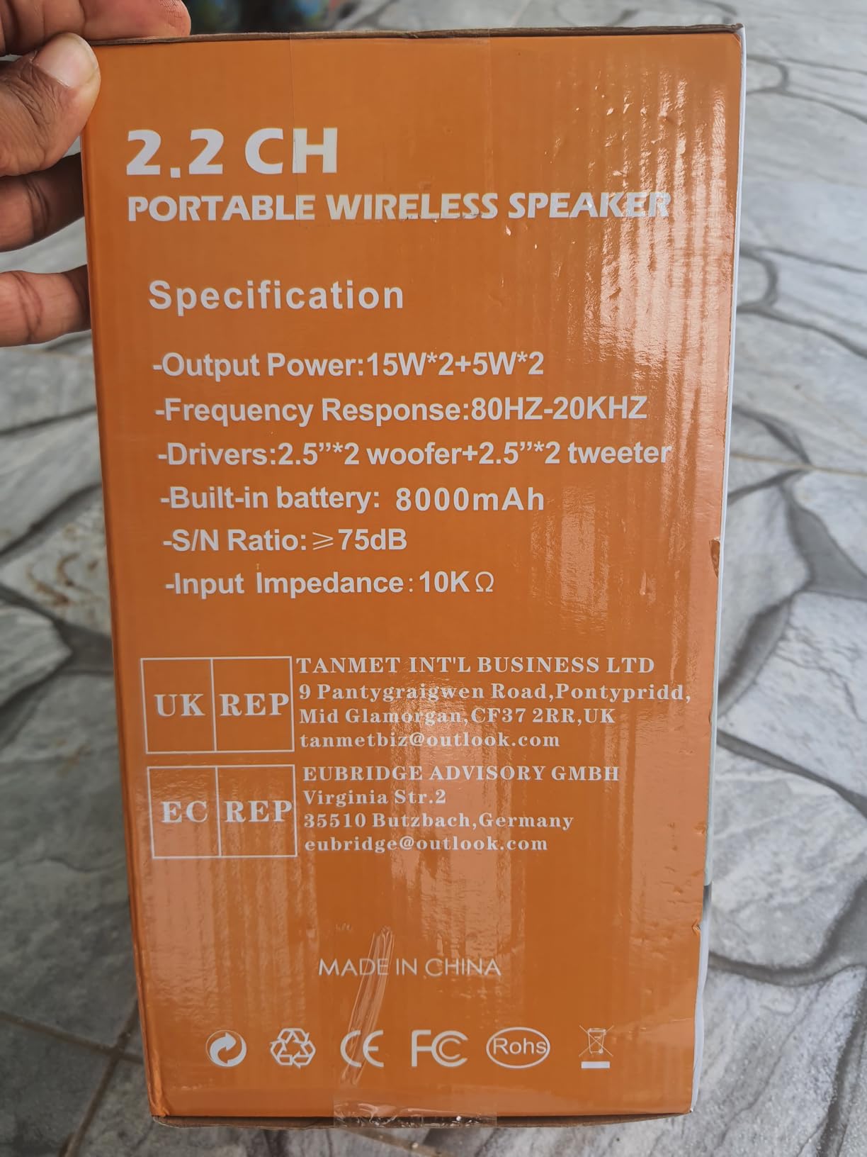 Bluetooth Speaker, 40W (60W Peak) Portable Wireless Speaker with Colorful Lights, Double Subwoofer Heavy Bass, FM Radio, MP3 Player, Bluetooth 5.0, Loud Stereo speakers for Home Outdoor Party Camping customer photo 1