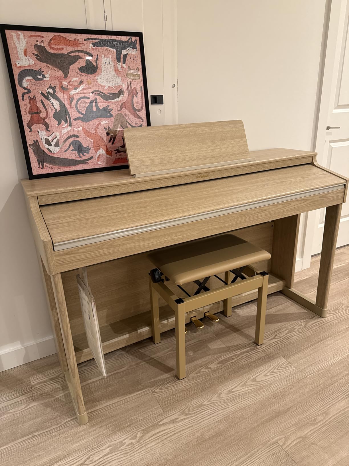 Roland 88-Key Digital Home Piano (RP701-CB) customer photo 1