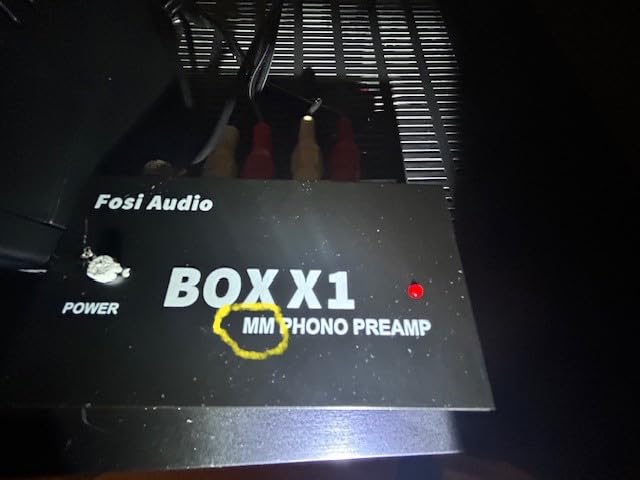 Fosi Audio Box X1 Phono Preamp for MM Turntable Mini Stereo Audio Hi-Fi Phonograph/Record Player Preamplifier with 3.5MM Headphone and RCA Output with DC 12V Power Supply customer photo 2