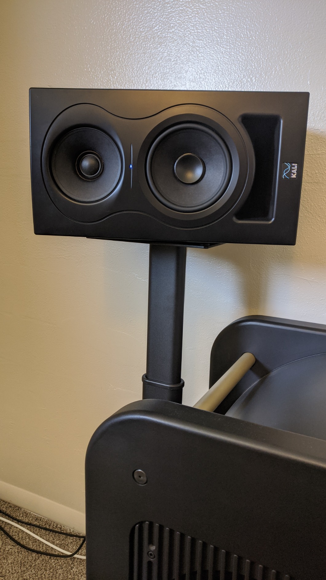 Kali Audio IN-5 5-Inch Studio Monitor - Active 3-Way Studio Speaker for Recording, Mixing, Production - Coaxial Driver, 160W Tri-Amplified Power, Boundary EQ Tuning, XLR/TRS/RCA Inputs - Single, Black customer photo 2