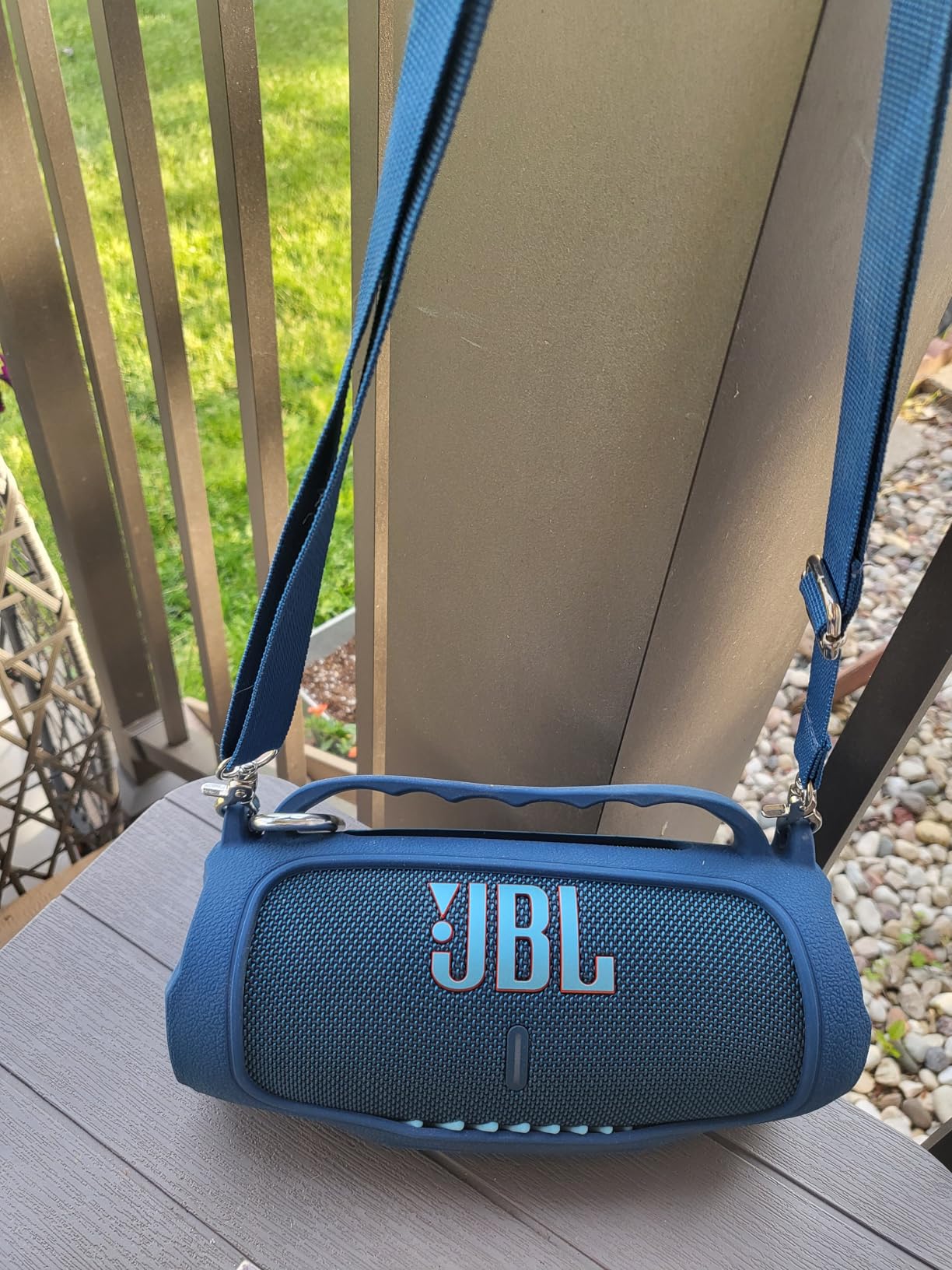 JBL Charge 5 - Portable Waterproof Speaker - Blue customer photo 1