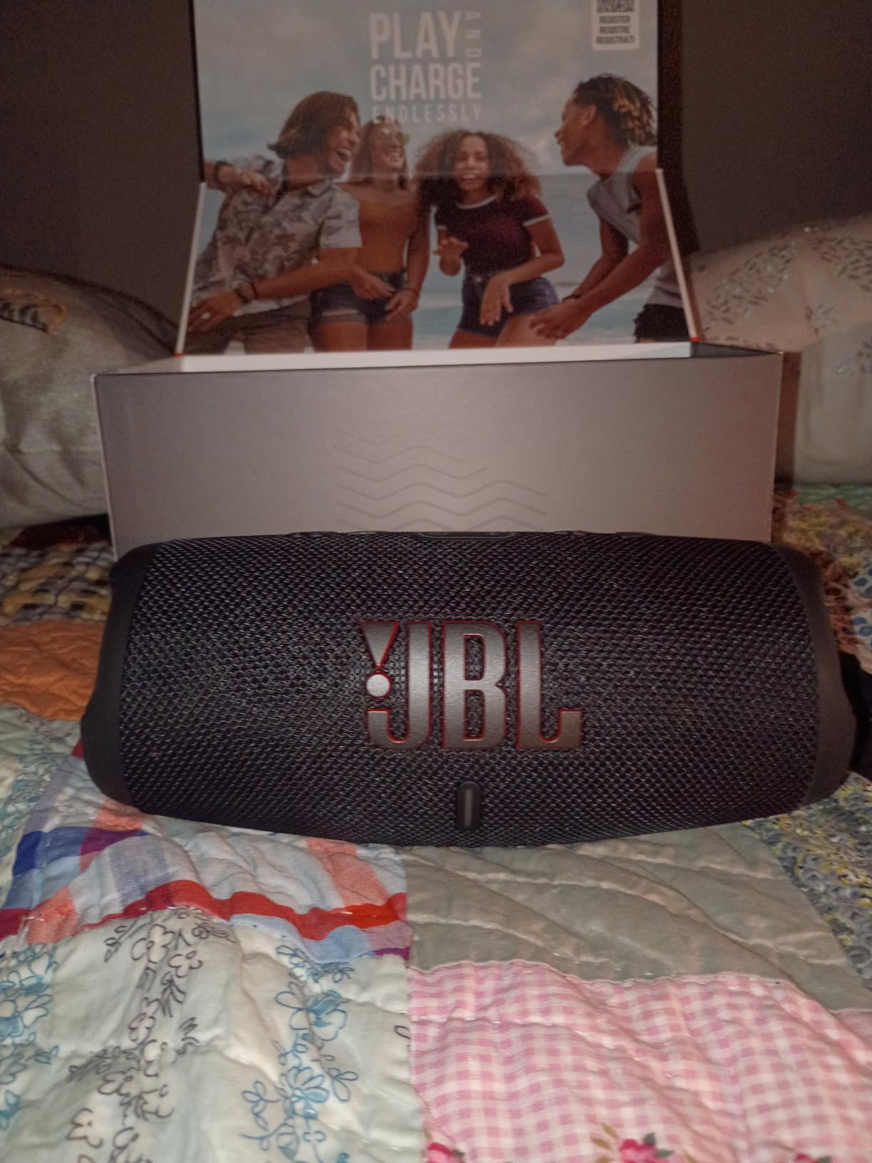 JBL Charge 5 - Portable Waterproof Speaker - Camo customer photo 2