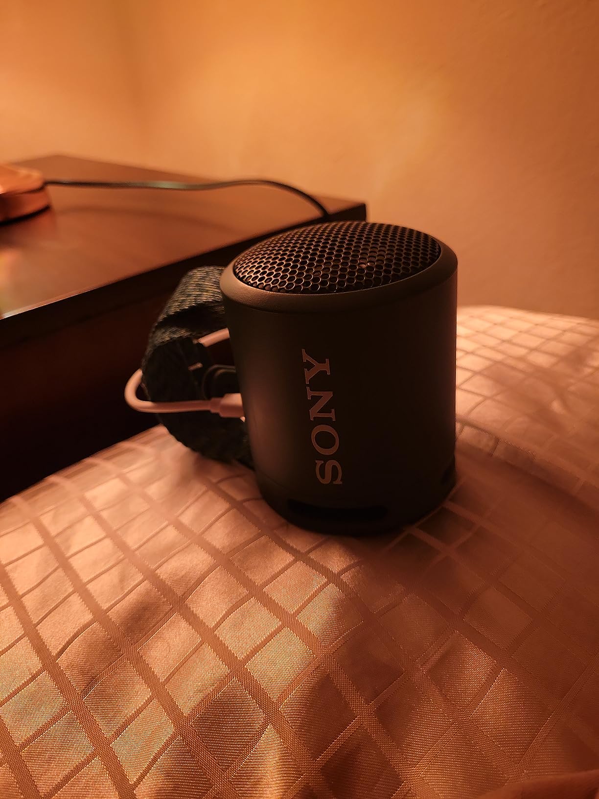 Sony SRS-XB13 EXTRA BASS Wireless Bluetooth Portable Lightweight Compact Travel Speaker, IP67 Waterproof & Durable, 16 Hour Battery, USB Type-C, Removable Strap & Speakerphone, Light Blue customer photo 2
