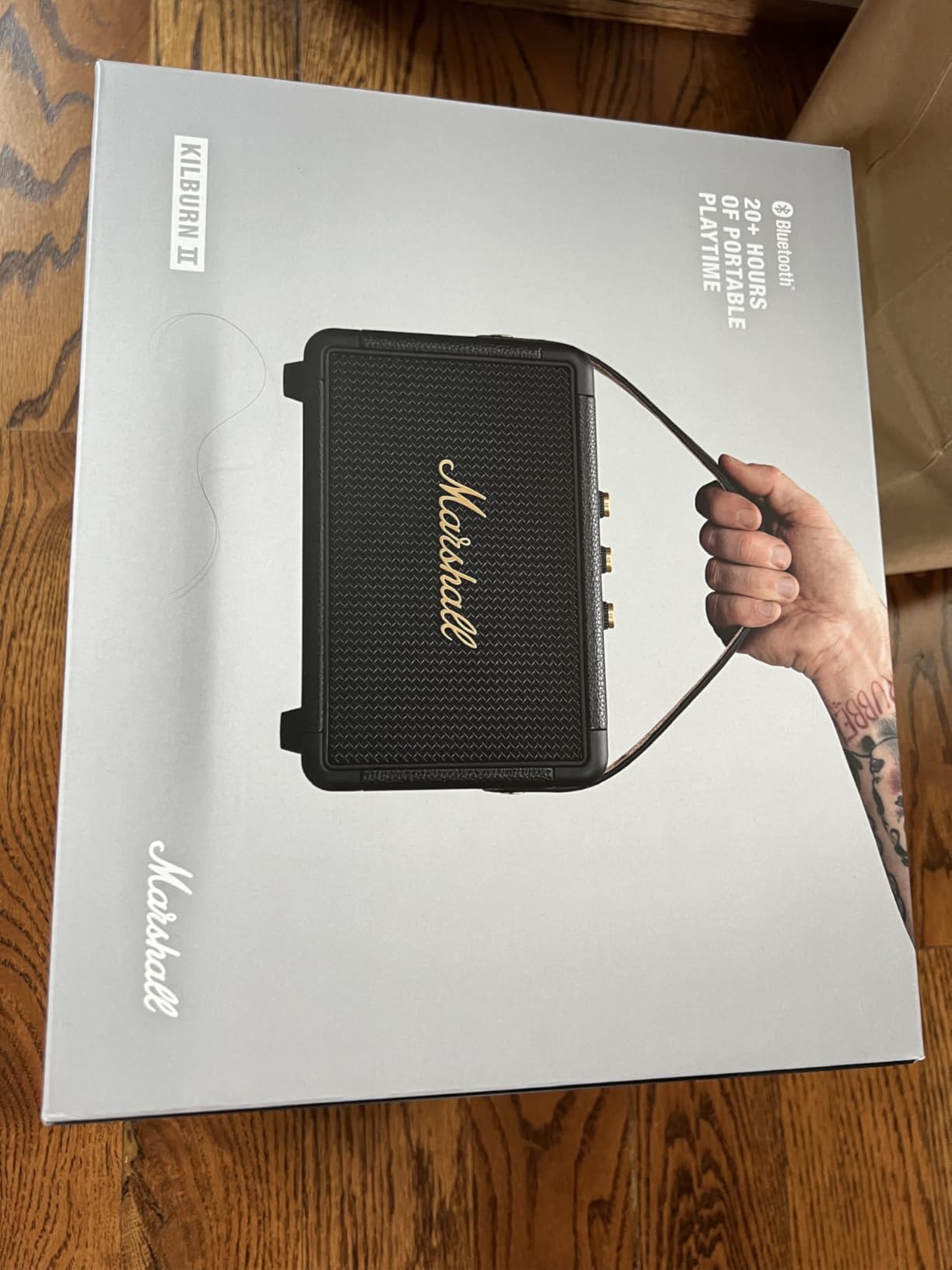 Marshall Kilburn II Bluetooth Portable Speaker - Black & Brass customer photo 2