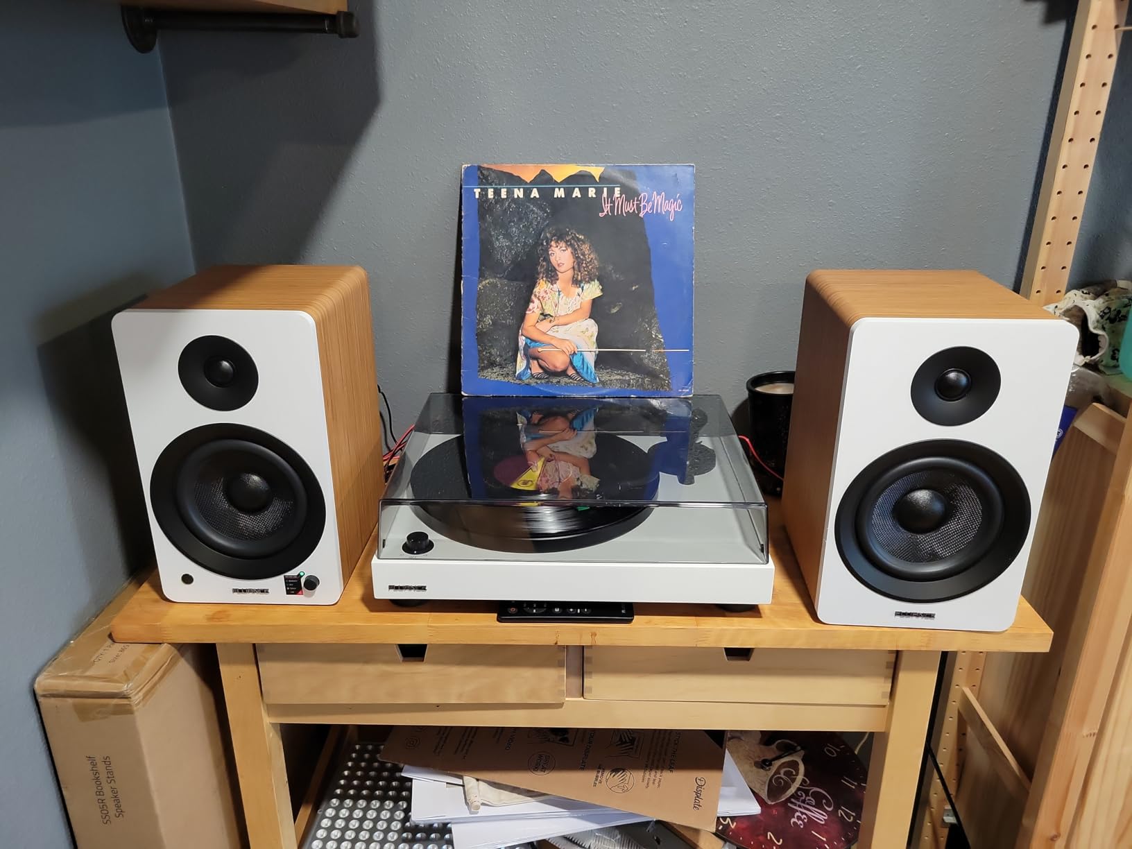 Fluance RT81 Elite High Fidelity Vinyl Turntable with Ai61 Powered 6.5