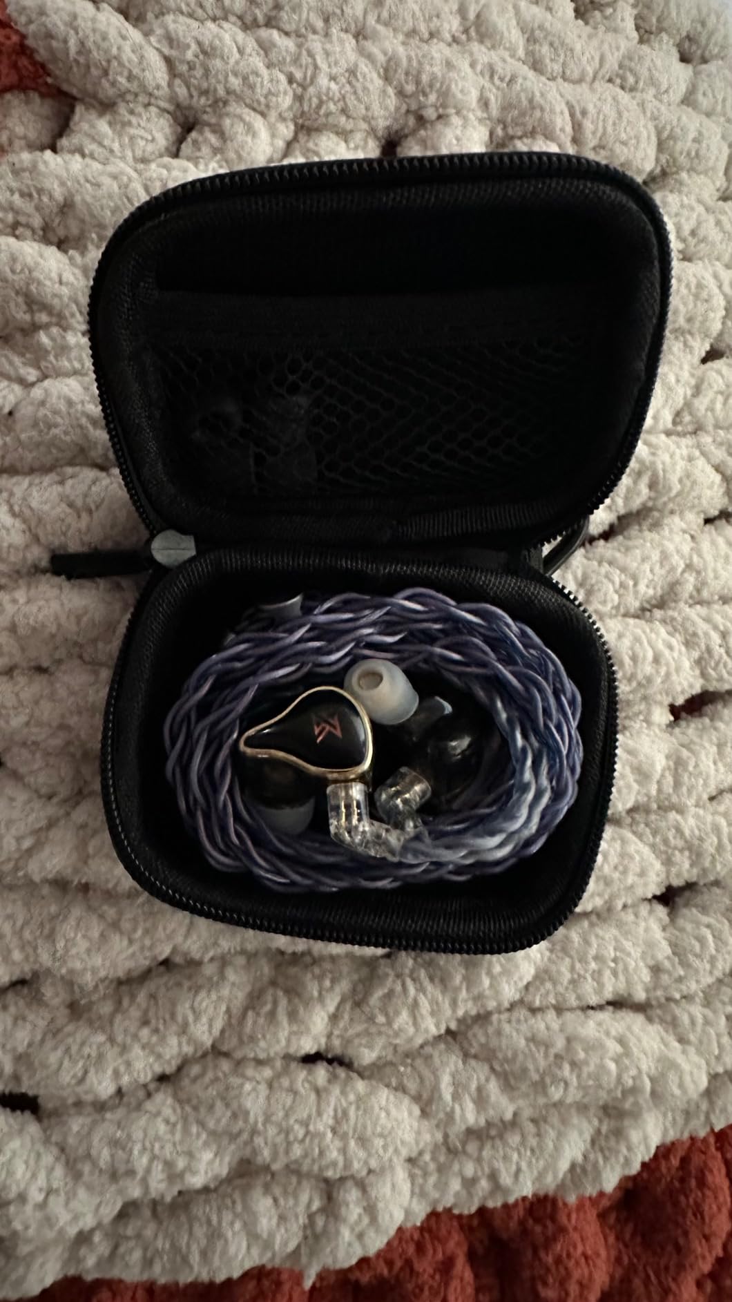 KZ ZAS 7BA+1DD in Ear Headphones, 3.5mm Jack Clear Full-Range IEM | HiFi Deep Bass Sound Isolation Earphone Secure Fit Professional Hybrid Drivers In Ear Monitor for Musicians (Nomic, Black) customer photo 2