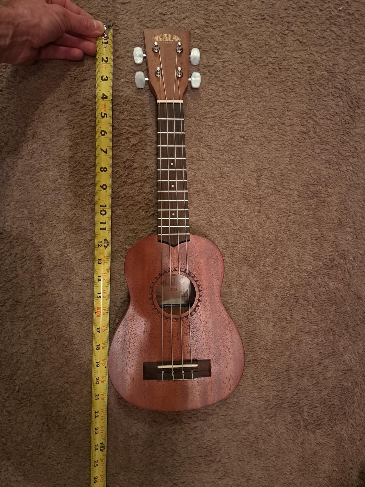 Kala KA-15S Satin Mahogany Soprano Ukulele customer photo 1