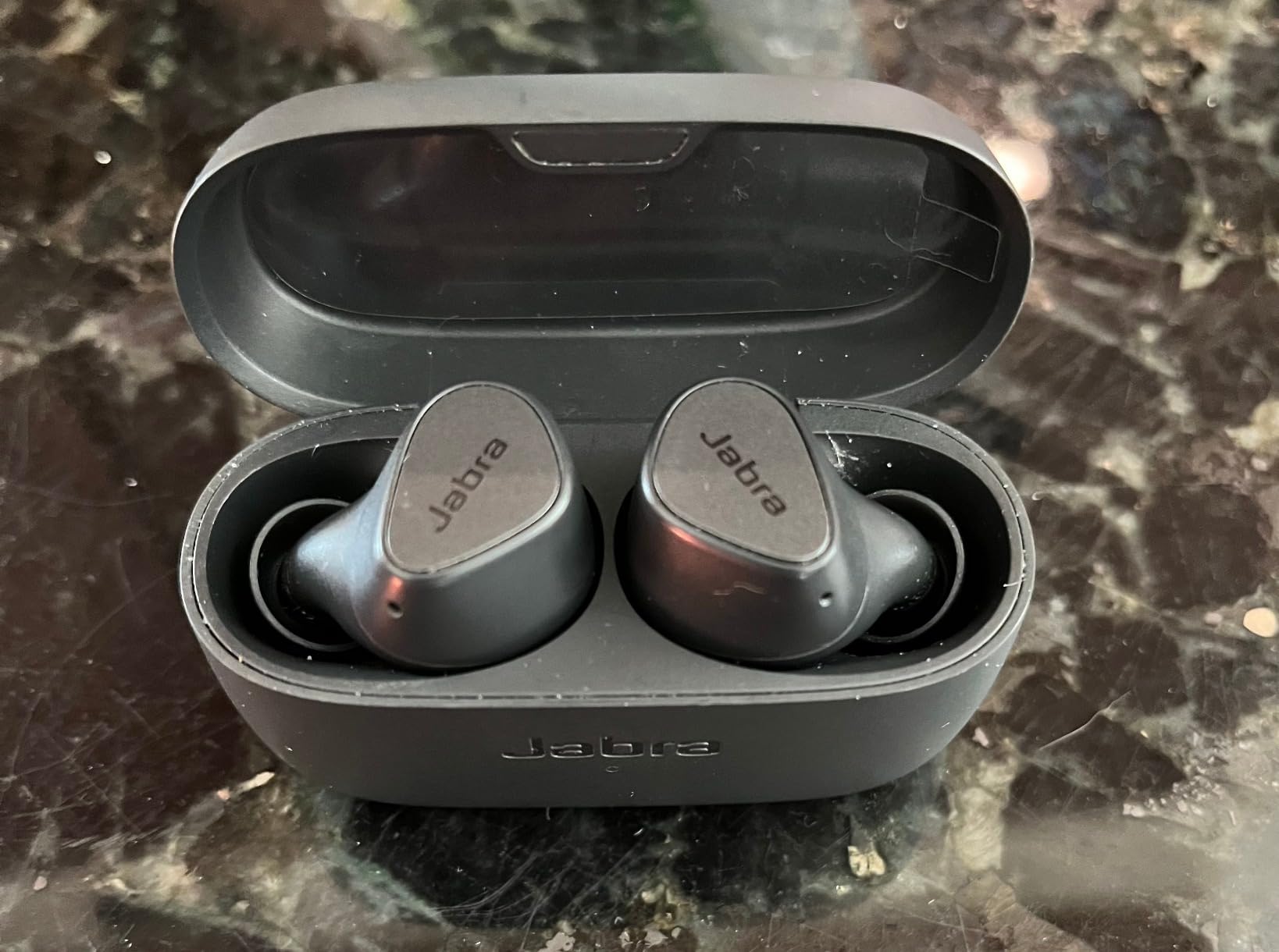 Elite 3 in Ear Wireless Bluetooth Earbuds - Noise Isolating True Wireless Buds with 4 Built-in Microphones for Clear Calls, Rich Bass, Customizable Sound, and Mono Mode - Navy customer photo 2