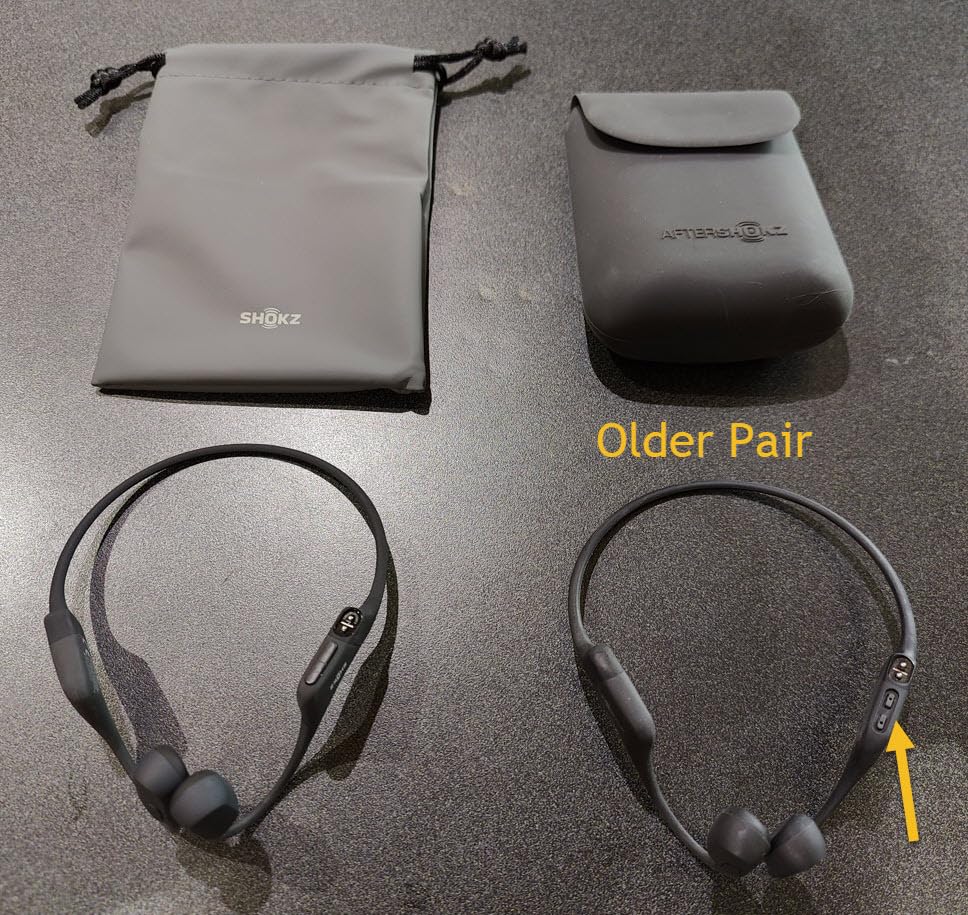 SHOKZ OpenRun Bone Conduction Open-Ear Bluetooth Sport Headphones, Running Workout,Sweat Headband, IP67 Sweat Resistant, 8H Playtime, Mic, Black customer photo 2