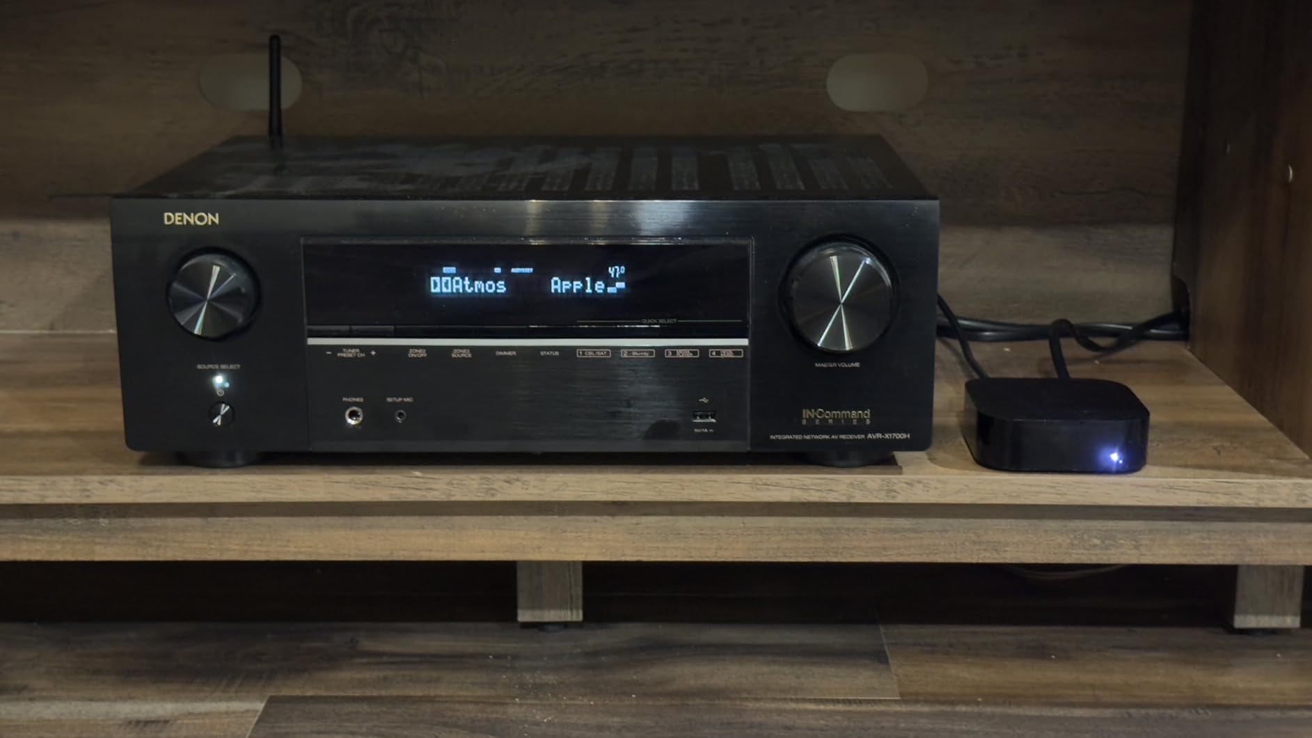 Denon AVR-X1700H 7.2 Channel AV Receiver - 80W/Channel, Built-in HEOS customer photo 1
