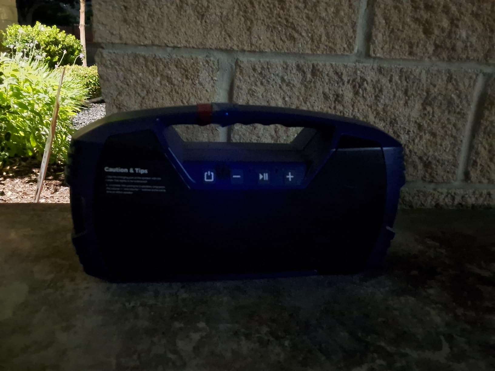 Outdoor Bluetooth Speaker, IPX7 Waterproof, 90W Peak, 32H, Black customer photo 1