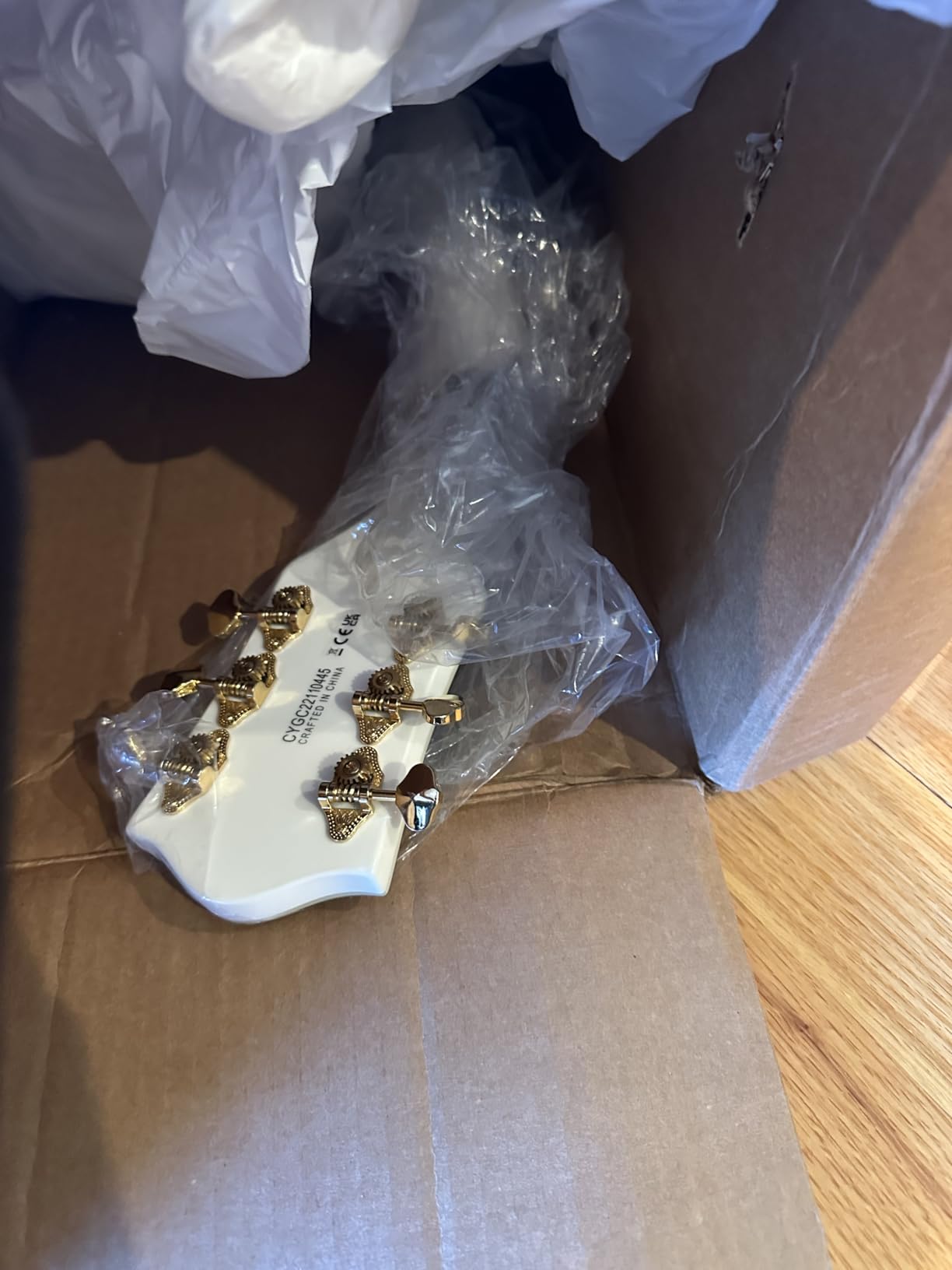 Gretsch G5422TG Electromatic Classic Hollowbody Double-Cut with Bigsby - Snowcrest White customer photo 2
