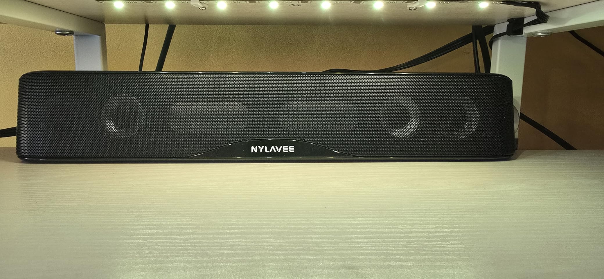 Nylavee Computer Speakers for Desktop PC, Bluetooth & AUX PC Sound Bar customer photo 1