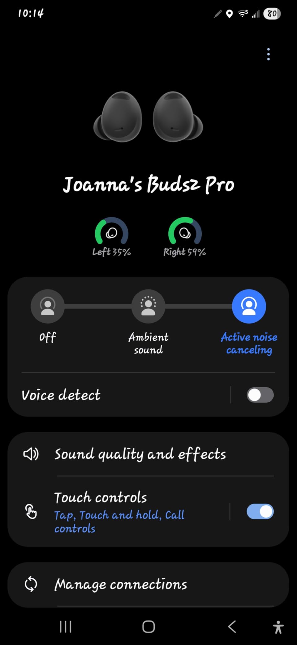 Galaxy Buds 2 Pro - Wireless Earphones Graphite customer photo 1