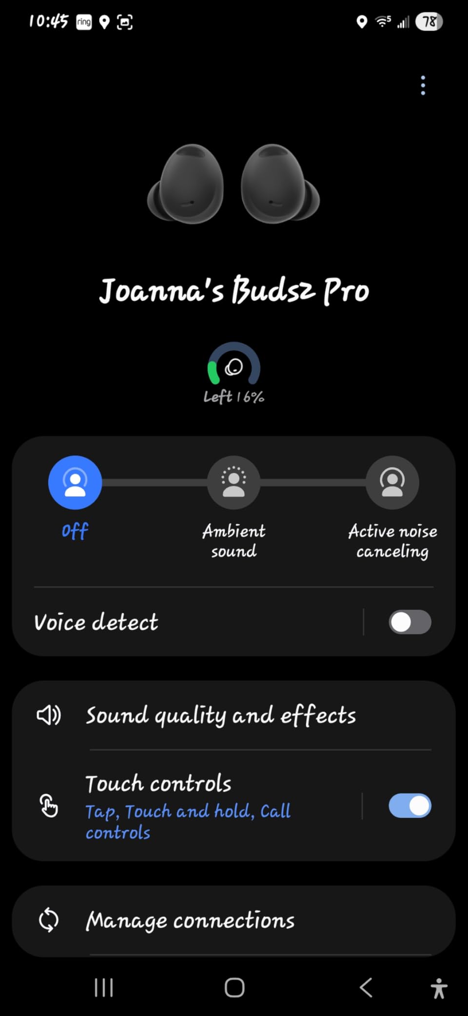 Galaxy Buds 2 Pro - Wireless Earphones Graphite customer photo 2