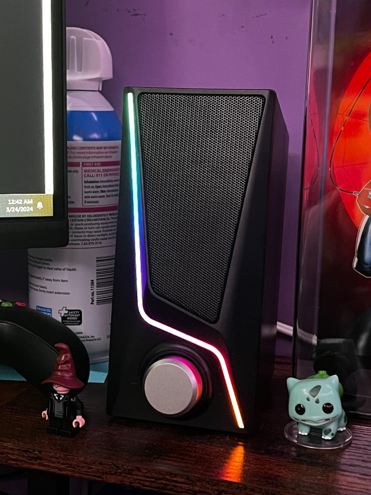 Nylavee Computer Speakers for Desktop, PC Speakers with 9 Lighting Modes customer photo 2