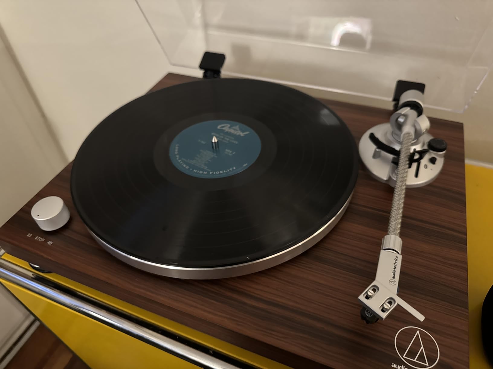 Audio-Technica AT-LPW50BT-RW Manual Belt-Drive Turntable, Rosewood customer photo 2