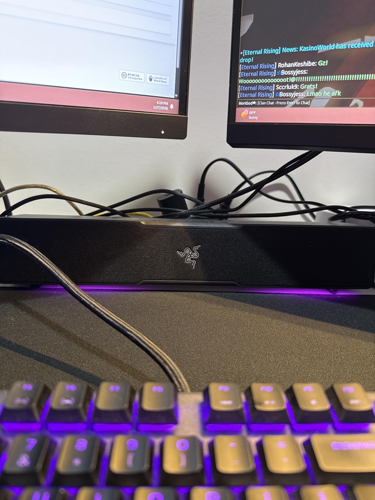 Razer Leviathan V2 X, PC Soundbar with Full-Range Drivers, Black customer photo 1