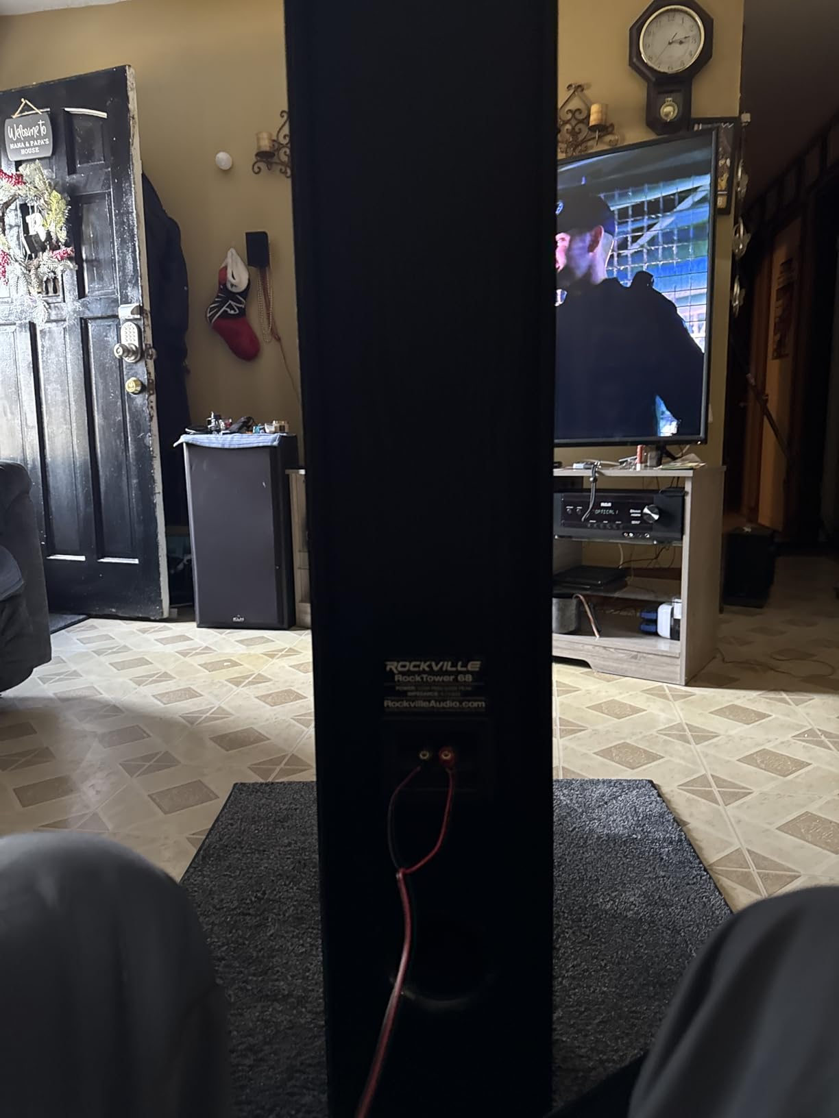 Rockville RockTower 68B Black Home Audio Tower Speakers Passive, 2-Pack | 500W Peak, 125W RMS customer photo 2