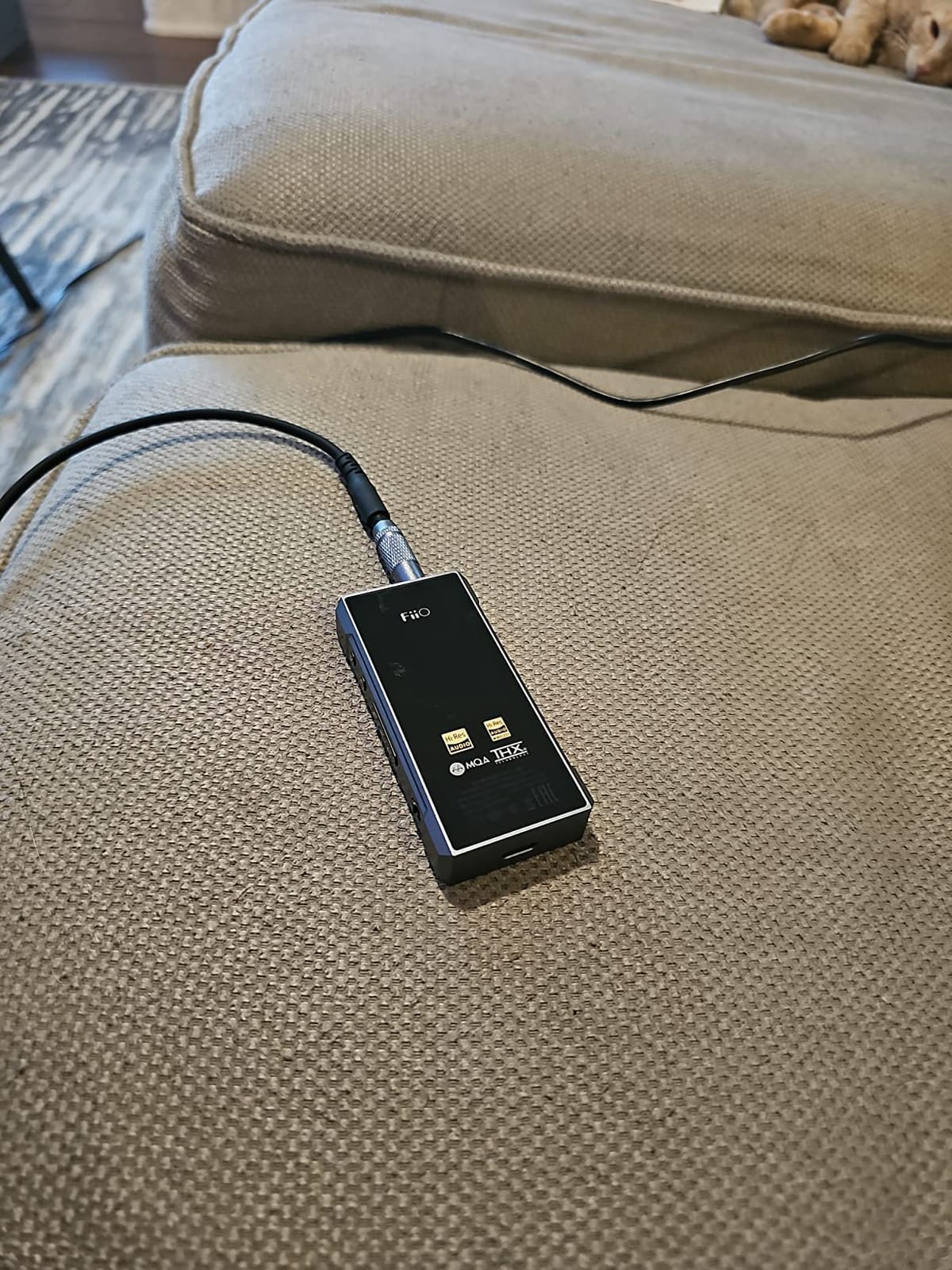 FiiO BTR7 Headphone Amp Bluetooth Receiver High Resolution Portable DAC Supports MQA/LDAC/aptX HD 384K/32Bit DSD256 for Phone/PC/Car/Home Audio (Titanium) customer photo 1