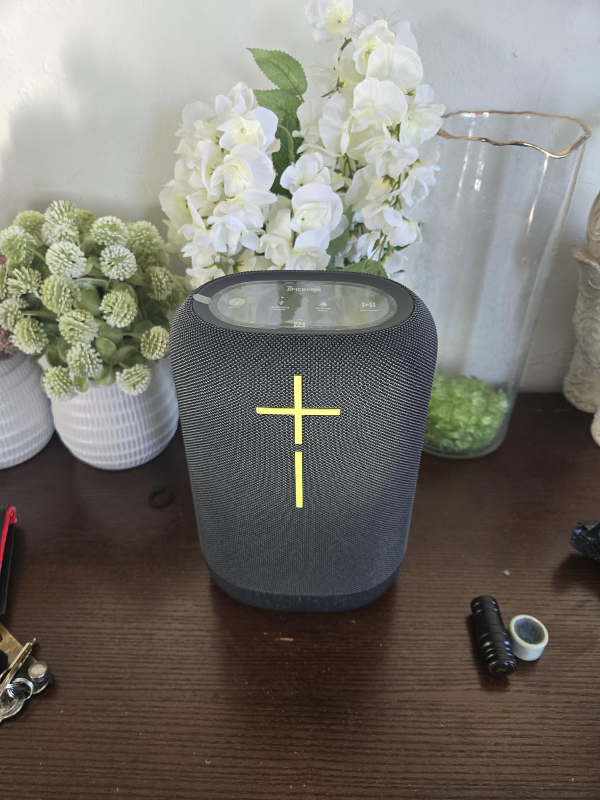 Ultimate Ears EPICBOOM, Portable Wireless Bluetooth Speaker, Big Bass and Immersive, 360-Degree Sound, Adaptive EQ, IP67 Waterproof, Floatable, 17 Hour Battery, 180 ft Range, USB C - Charcoal Black customer photo 2