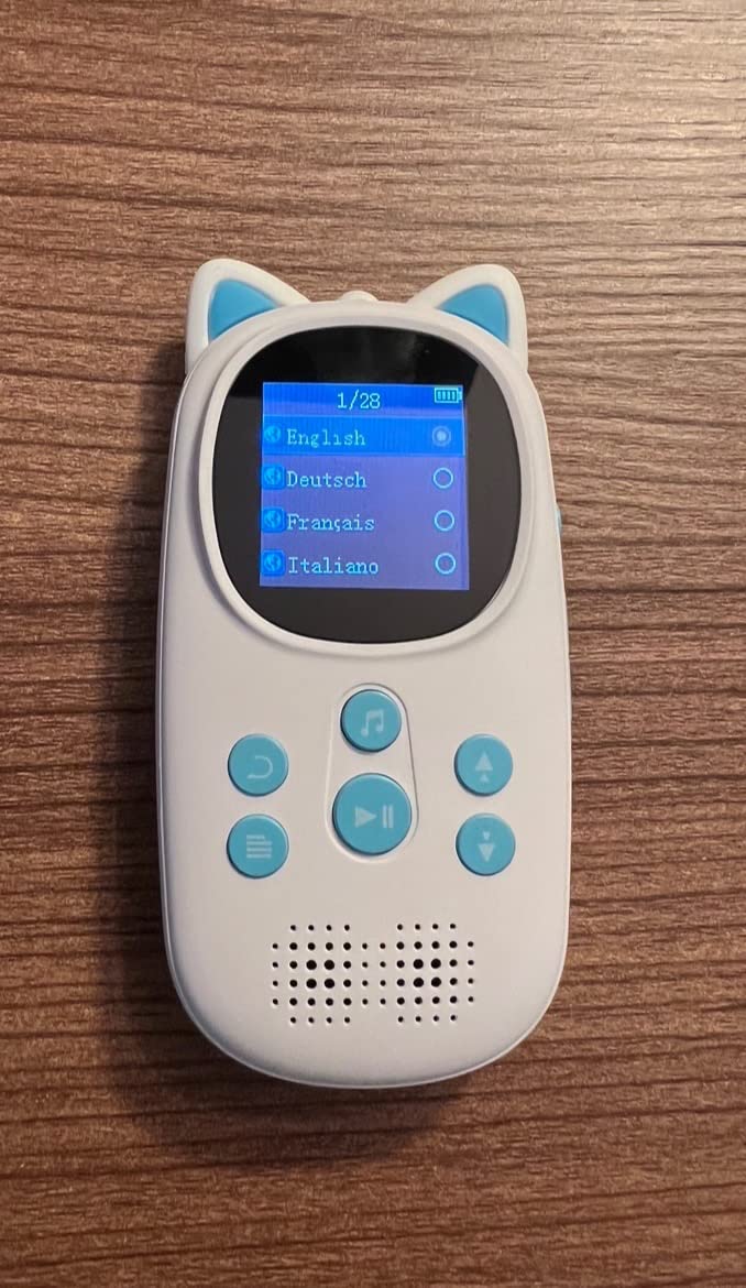 MP3 Player for Kids, 32GB Bluetooth 5.0 Kids Mp3 Player, Child Music Player with FM Radio, Speaker, Voice Recorder, Expandable up to 128GB, Lanyard Headphone Included customer photo 2
