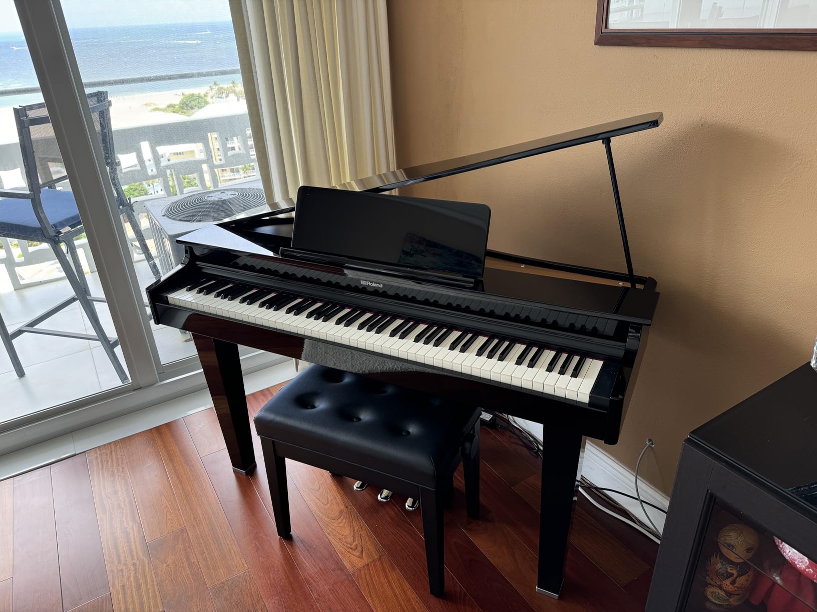 Roland GP-3 Digital Grand Piano with Low-Profile Grand Design, Premium Roland Piano Technologies, Authentic Tone and Touch, Immersive Sound, Onboard Bluetooth customer photo 2