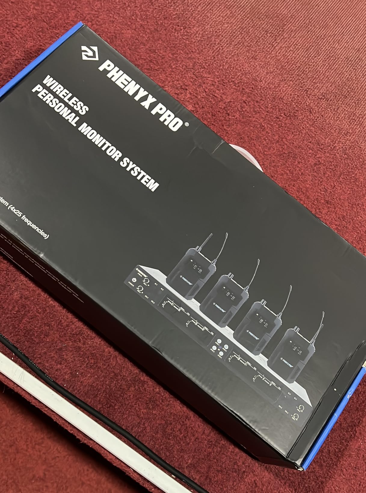 Phenyx Pro 4-Channel UHF Mono Wireless in Ear Monitor System PTM-33-4B customer photo 2