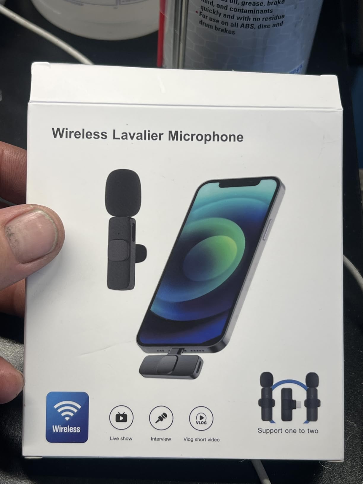 Labstandard Professional Wireless Lavalier Lapel Microphone for iPhone, iPad, mini Video Recording Mic for Interview Video Podcast Vlog YouTube & Livestream, Noise Reduction, Plug & Play customer photo 1