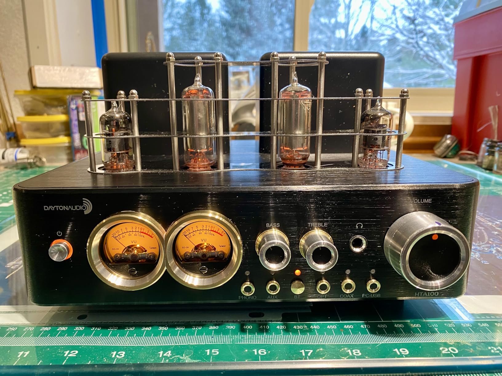 Dayton Audio HTA200 Integrated Stereo Hybrid Tube Amplifier 200 Watts customer photo 2