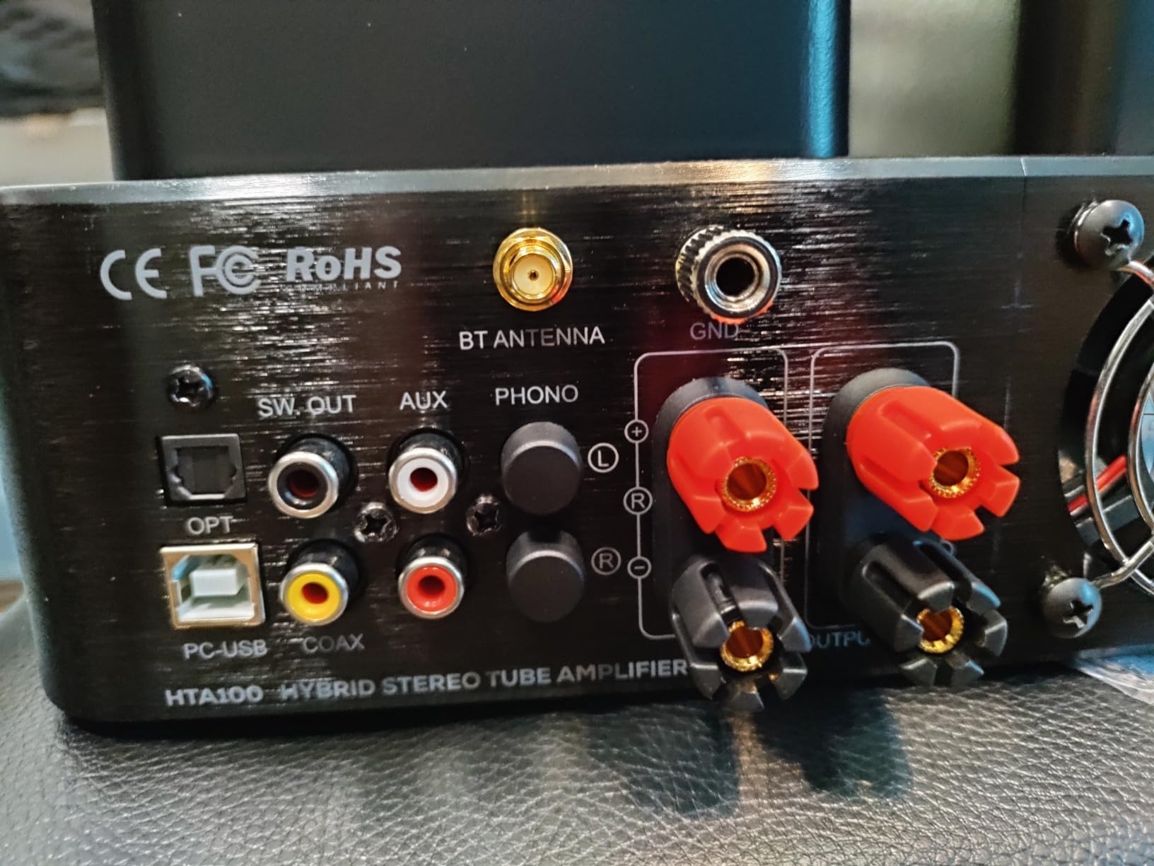 Dayton Audio HTA100 Integrated Stereo Hybrid Tube Amplifier 100 Watts customer photo 1