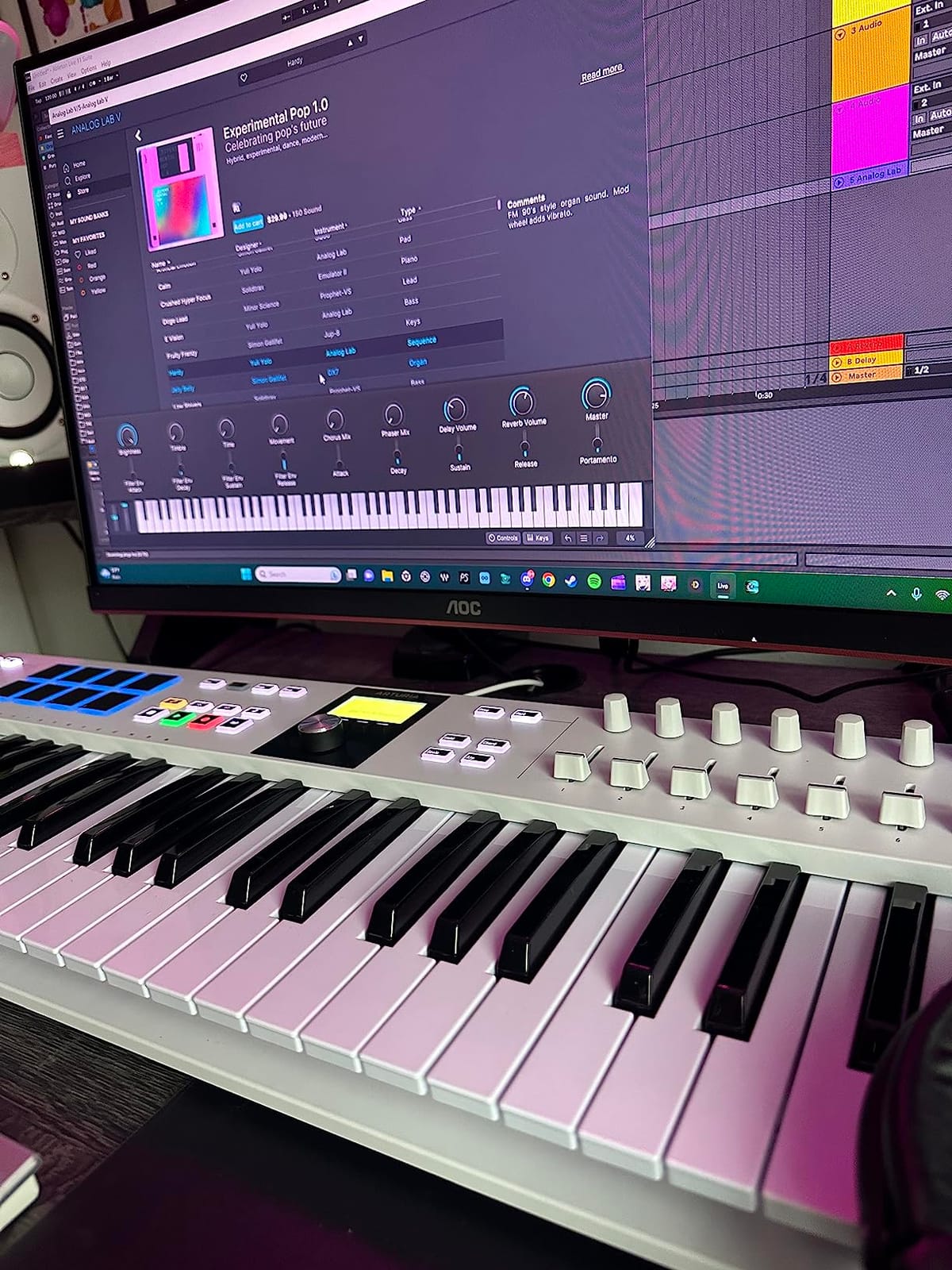 Arturia KeyLab Essential mk3 — 49 Key USB MIDI Keyboard Controller with Analog Lab V Software Included customer photo 1