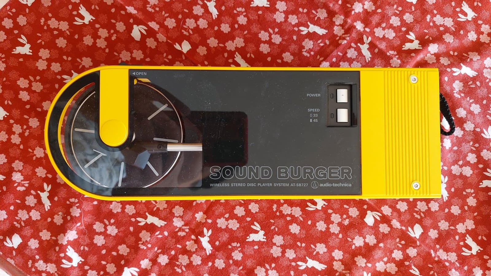 Audio-Technica AT-SB727-YL Portable Turntable, Yellow customer photo 2
