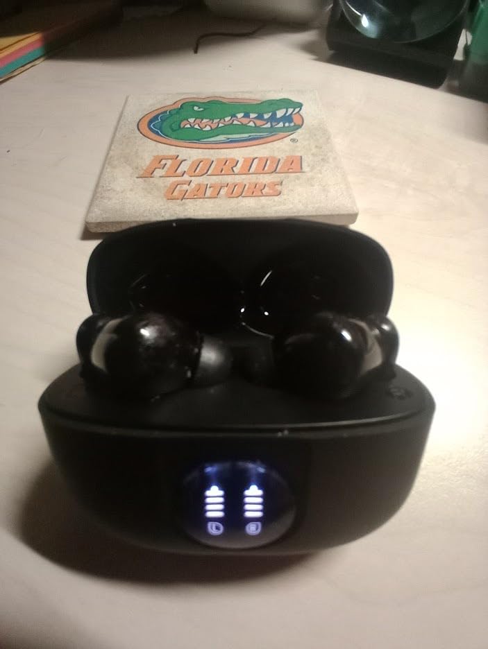 ANC True Wireless Earbuds with Bluetooth Transmitter Set for TV Listening customer photo 2