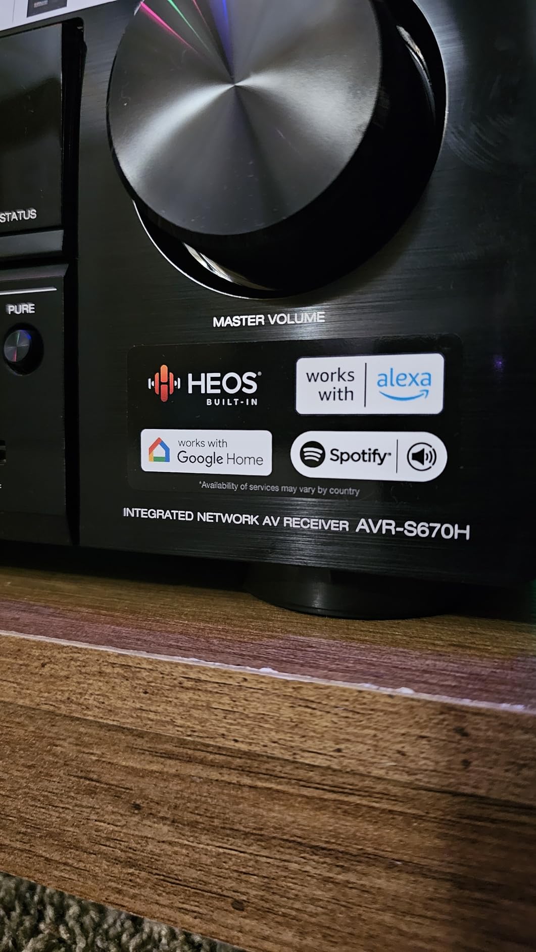AVR-S670H 5.2 Ch Home Theater Receiver, 8K UHD HDMI Receiver 75W x 5 | Streaming via Built-in HEOS, Bluetooth & Wi-Fi, Dolby TrueHD, Dolby Pro Logic II & DTS HD Surround Sound System for TV customer photo 2