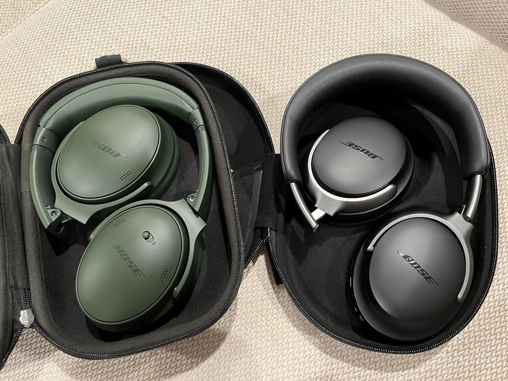 Bose QuietComfort Bluetooth Headphones, Wireless Headphones with Active Over Ear Noise Cancelling and Mic, Deep Bass, Up to 24 Hours of Playtime, Cypress Green customer photo 2