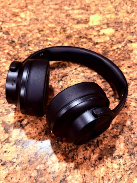Picun B8 Wireless Bluetooth Headphones, 120H Playtime, 3EQ Modes, Black customer photo 2