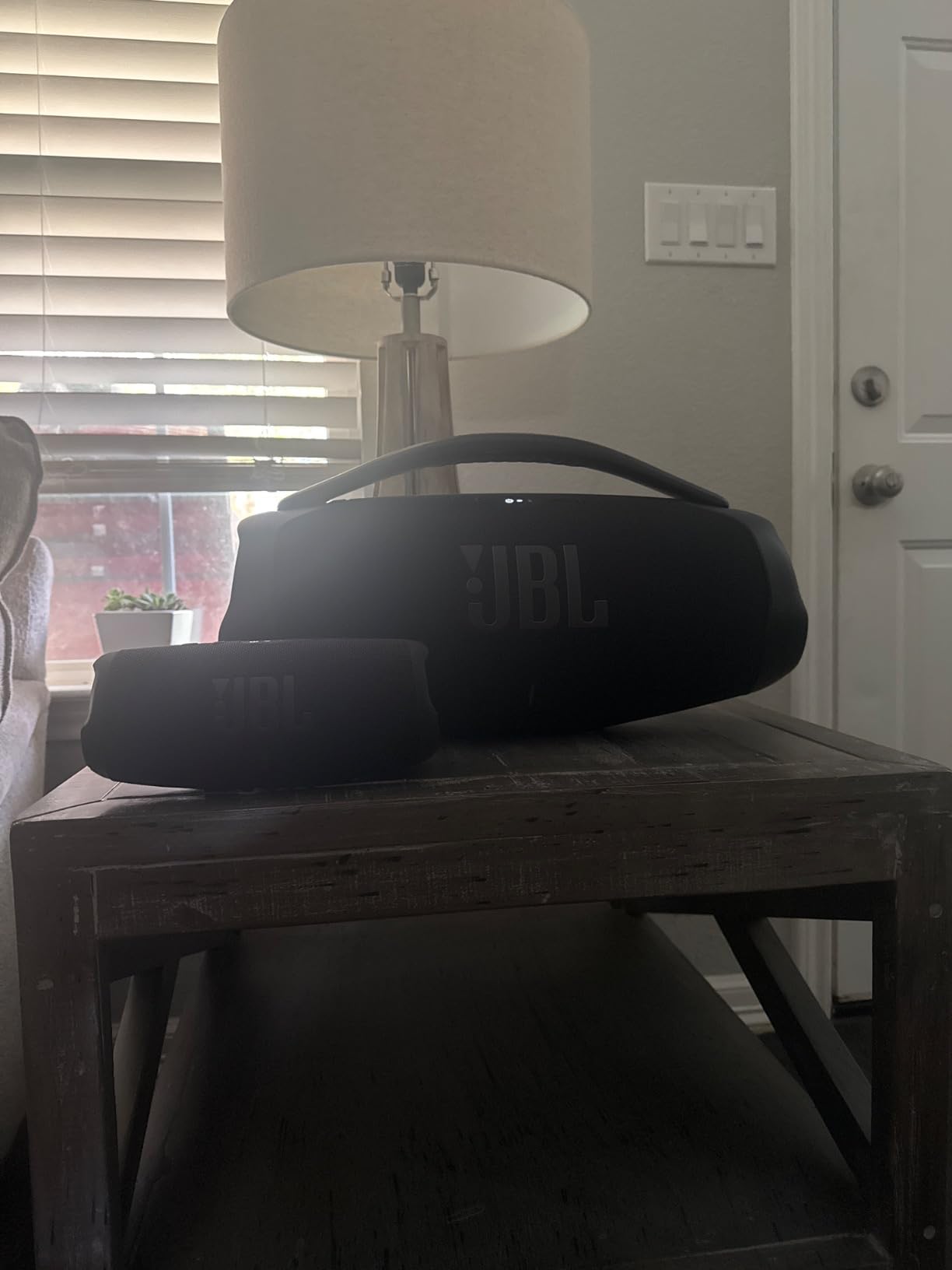 JBL Boombox 3 Wi-Fi - Powerful Wi-Fi and Bluetooth Portable Speaker - Black customer photo 2