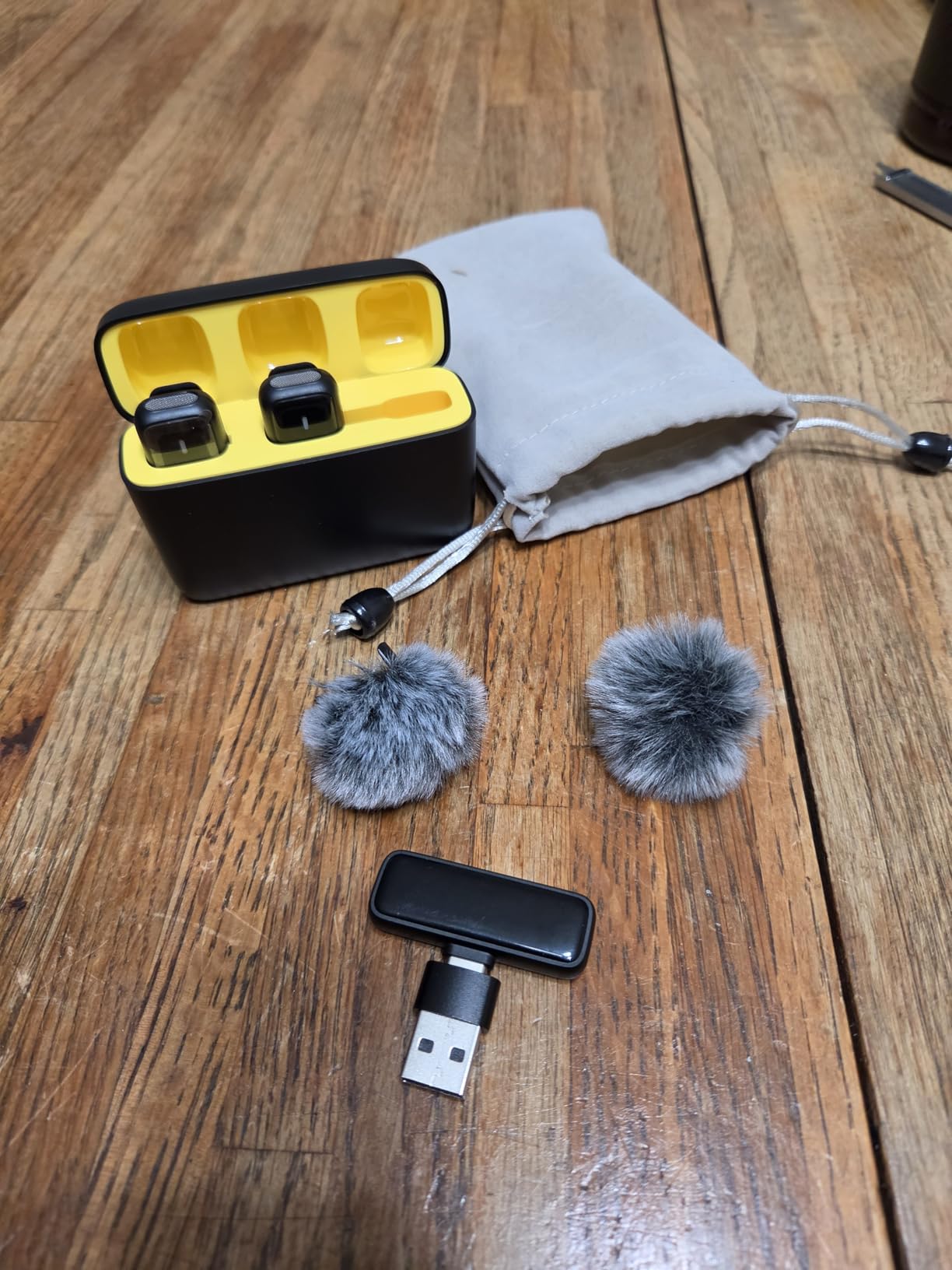 NPTCL Wireless Lavalier Microphone for iPhone iPad Android, Mini USB C Mic | 24H Charging Case, Digital Charge Display, Noise Reduction for Content Creator Video Recording Vlog Podcast YouTube TikTok customer photo 1