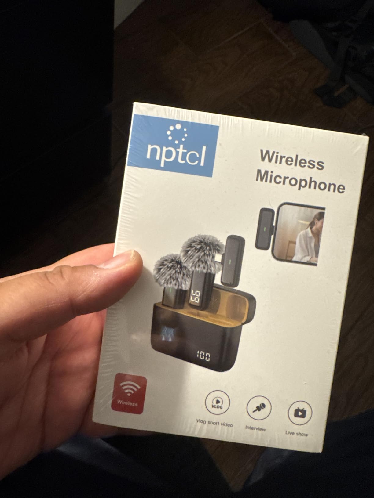 NPTCL Wireless Lavalier Microphone for iPhone iPad Android, Mini USB C Mic | 24H Charging Case, Digital Charge Display, Noise Reduction for Content Creator Video Recording Vlog Podcast YouTube TikTok customer photo 2