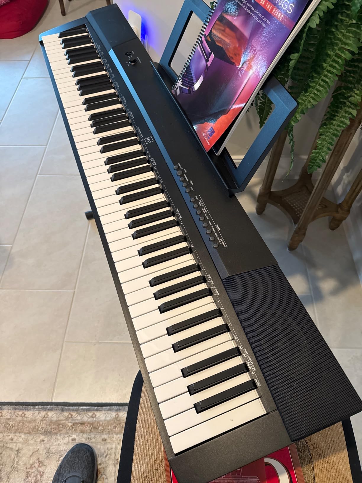 Best Choice Products 88-Key Full Size Digital Piano Electronic Keyboard Set for All Experience Levels w/Semi-Weighted Keys, Stand, Sustain Pedal, Built-In Speakers, 6 Voice Settings - White customer photo 1