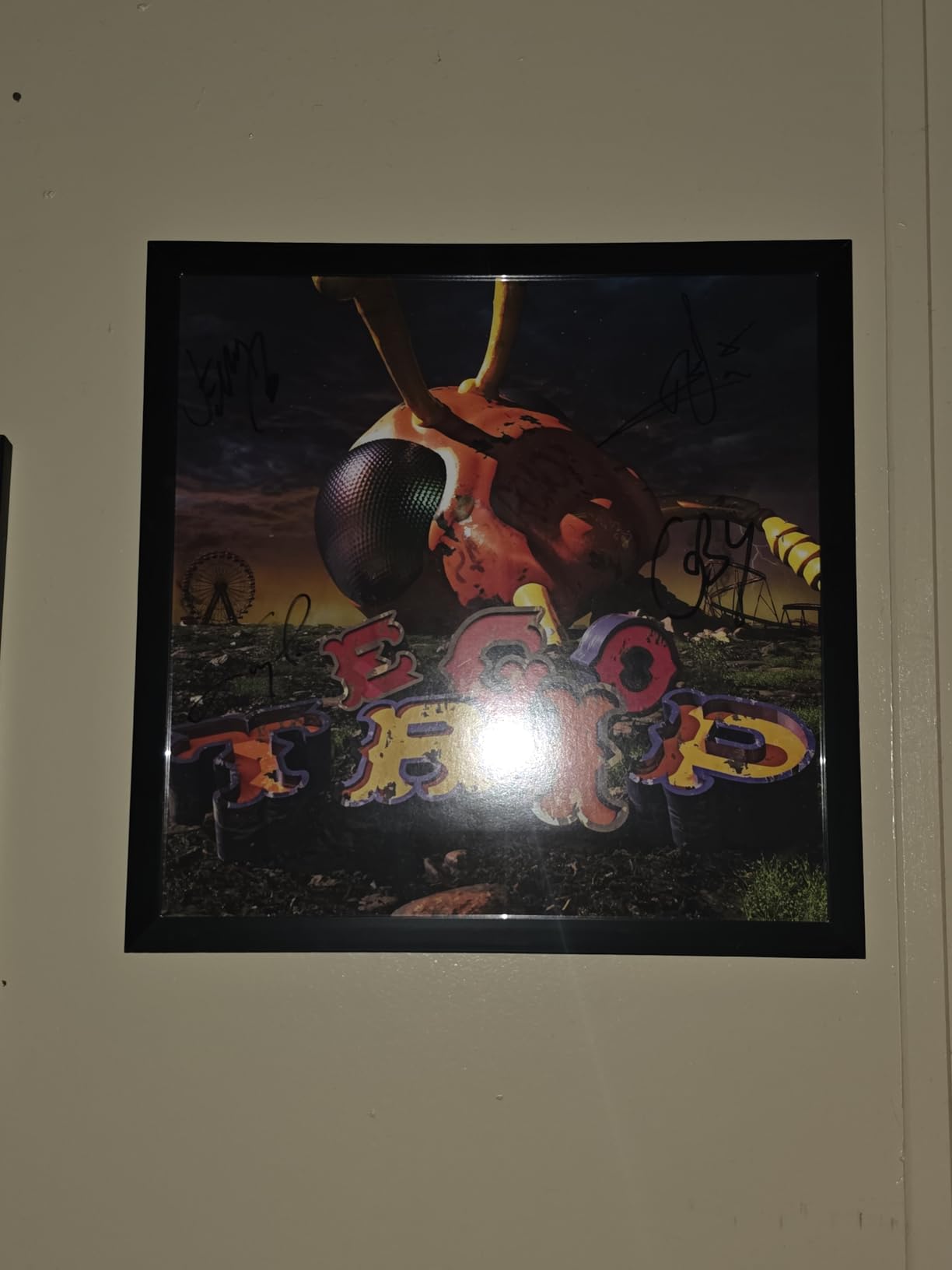 Fxojyvo Vinyl Record Frame for the Wall Display Album Cover, Black 12.5 x 12.5 Frame for any 12 Inch LP Record with Cover customer photo 1